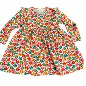 Stitchy fish girls 2t fall leaf dress